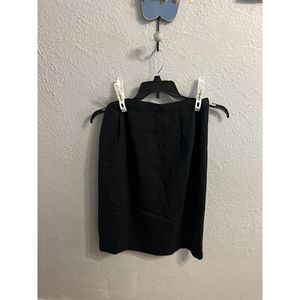 Skirt Women's Size 8‎ Kasper Black lined wool skirt